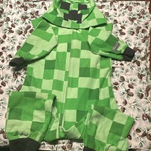 Green Checkered Kids Pajama Set